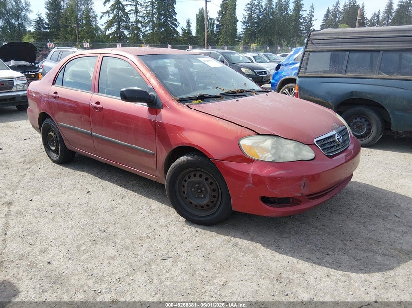 2005 Toyota Corolla VIN JTDBR32E252054467 IAAI salvage auction — NORMAL WEAR, Clear (Washington), sold $575 on 2026-07-08 (photo 1)