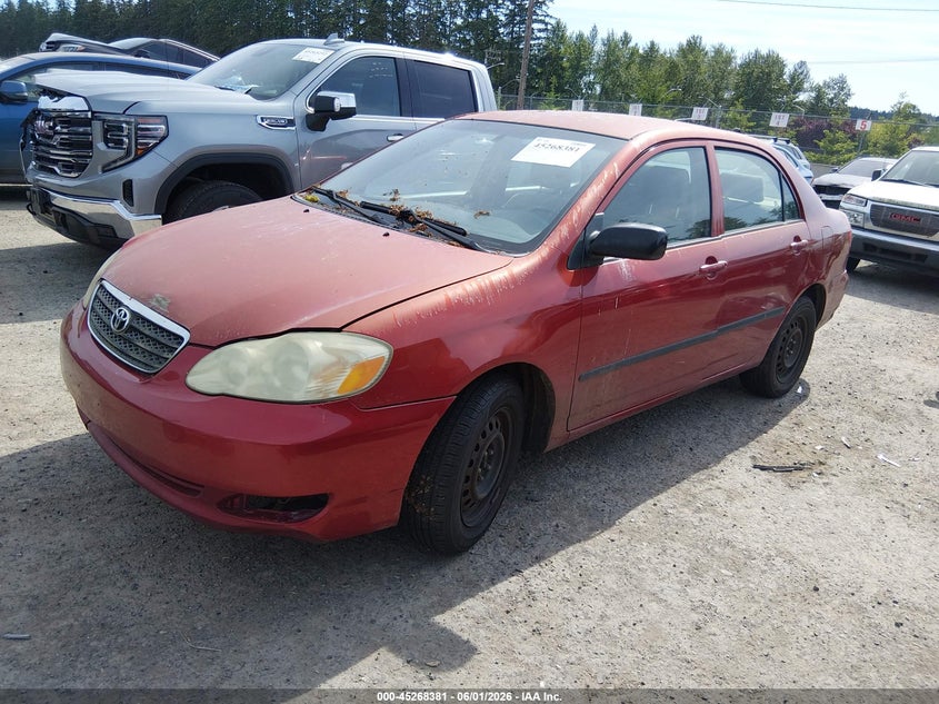 2005 Toyota Corolla VIN JTDBR32E252054467 IAAI salvage auction — NORMAL WEAR, Clear (Washington), sold $575 on 2026-07-08 (photo 2)