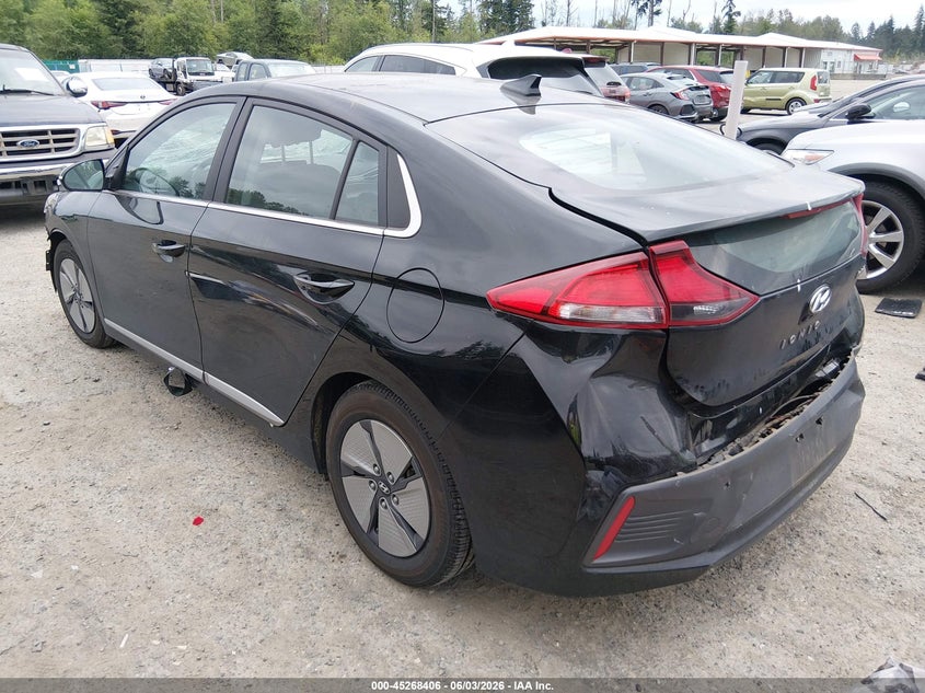 2021 Hyundai Ioniq VIN KMHC75LC6MU260859 IAAI salvage auction — FRONT & REAR, Salvage Title, sold $1,175 on 2026-07-15 (photo 3)