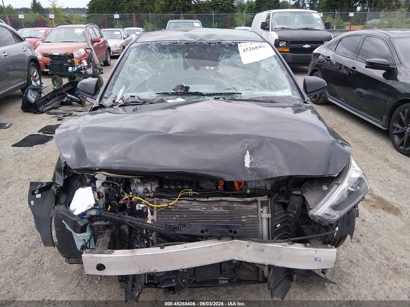2021 Hyundai Ioniq VIN KMHC75LC6MU260859 IAAI salvage auction — FRONT & REAR, Salvage Title, sold $1,175 on 2026-07-15 (photo 6)