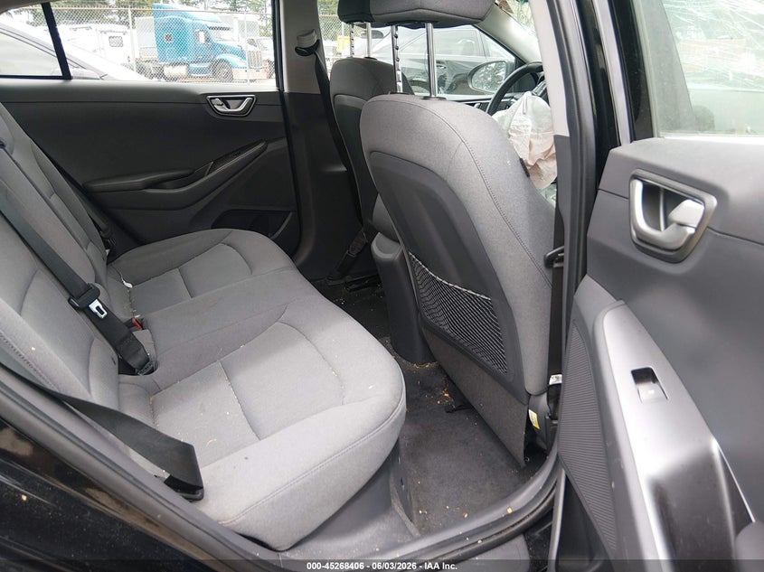 2021 Hyundai Ioniq VIN KMHC75LC6MU260859 IAAI salvage auction — FRONT & REAR, Salvage Title, sold $1,175 on 2026-07-15 (photo 8)