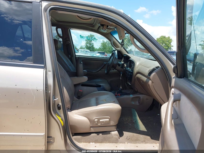 2003 Toyota Sequoia VIN 5TDBT44A53S203445 IAAI salvage auction — FRONT END, Repossessed (Missouri), sold $275 on 2026-07-17 (photo 5)