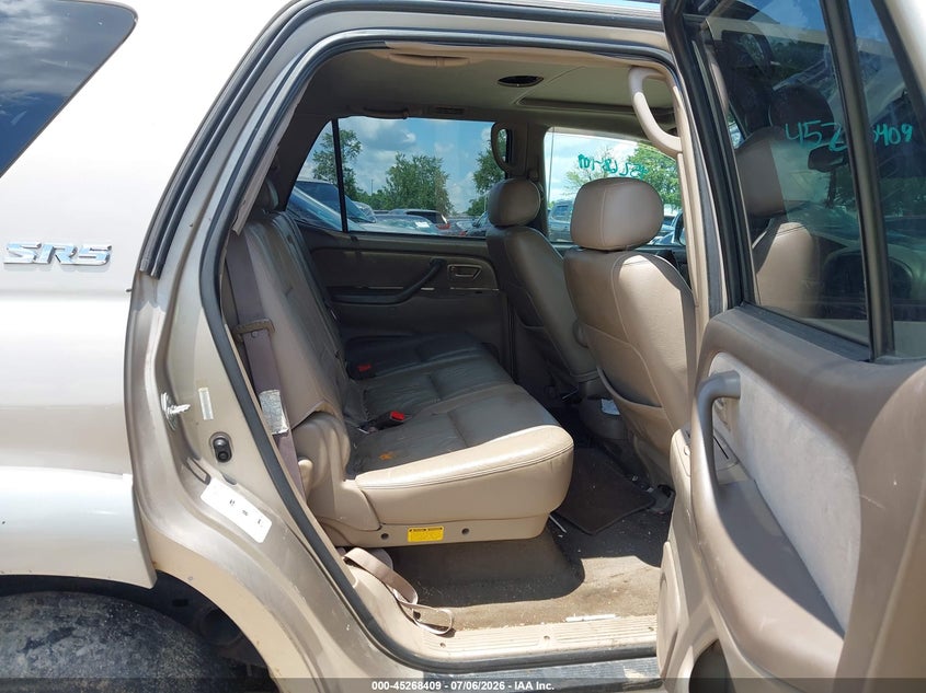 2003 Toyota Sequoia VIN 5TDBT44A53S203445 IAAI salvage auction — FRONT END, Repossessed (Missouri), sold $275 on 2026-07-17 (photo 8)