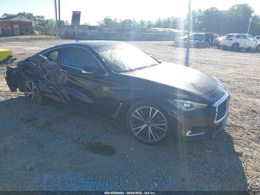 2021 Infiniti Q60 VIN JN1EV7KK5MM410423 IAAI salvage auction — RIGHT SIDE, Salvage Title, sold $4,750 on 2026-07-31 (photo 1)