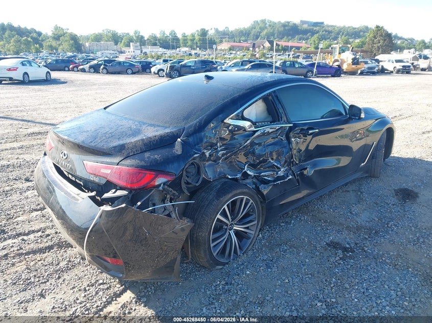 2021 Infiniti Q60 VIN JN1EV7KK5MM410423 IAAI salvage auction — RIGHT SIDE, Salvage Title, sold $4,750 on 2026-07-31 (photo 4)