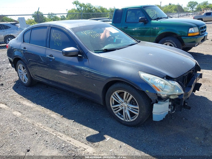 2010 Infiniti G37 VIN JN1CV6ARXAM453893 IAAI salvage auction — NORMAL WEAR, Clear (Virginia), sold $375 on 2026-07-14 (photo 1)