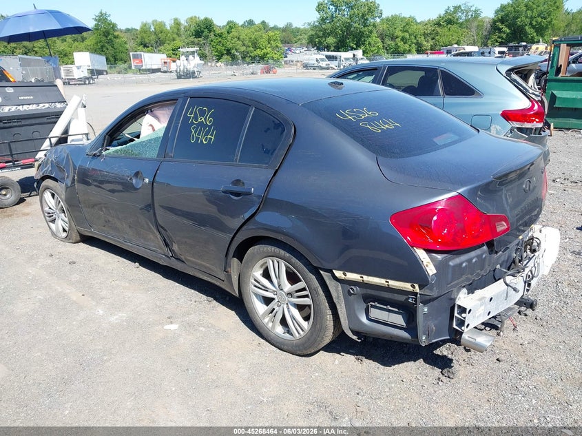 2010 Infiniti G37 VIN JN1CV6ARXAM453893 IAAI salvage auction — NORMAL WEAR, Clear (Virginia), sold $375 on 2026-07-14 (photo 3)