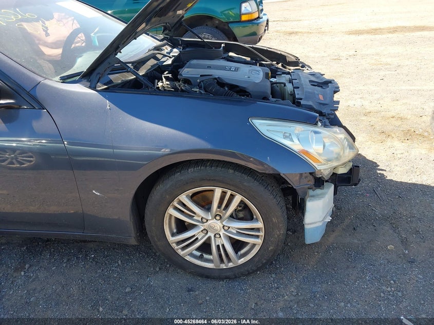 2010 Infiniti G37 VIN JN1CV6ARXAM453893 IAAI salvage auction — NORMAL WEAR, Clear (Virginia), sold $375 on 2026-07-14 (photo 6)