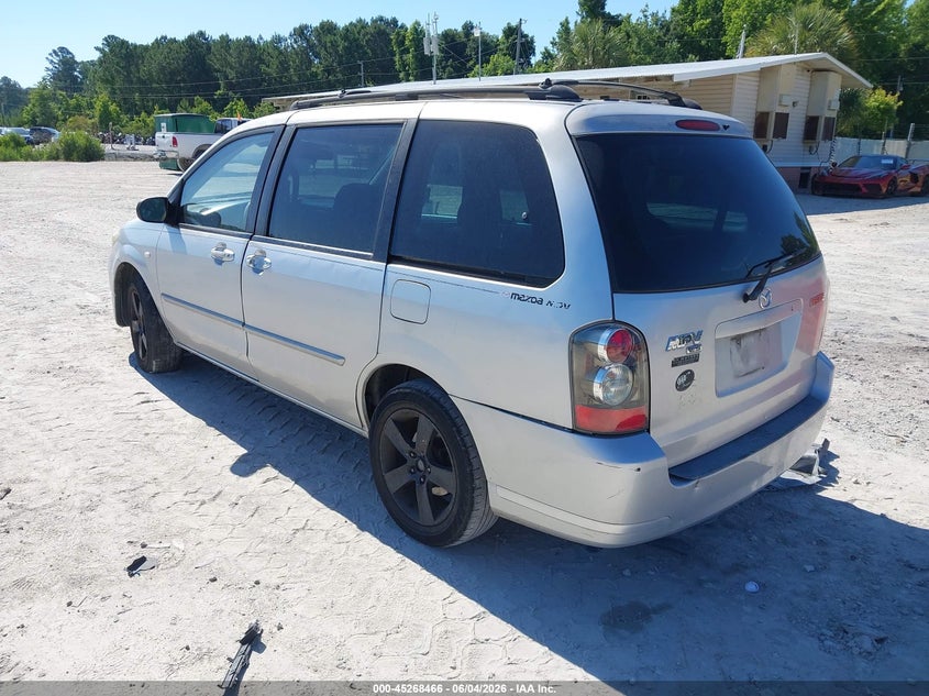 2004 Mazda Mpv VIN JM3LW28J440504651 IAAI salvage auction — LEFT REAR, Repossession Paperwork (South Carolina), sold $400 on 2026-07-14 (photo 3)