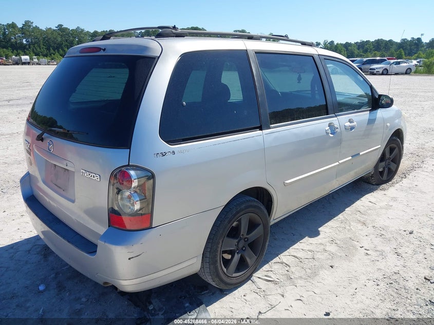 2004 Mazda Mpv VIN JM3LW28J440504651 IAAI salvage auction — LEFT REAR, Repossession Paperwork (South Carolina), sold $400 on 2026-07-14 (photo 4)