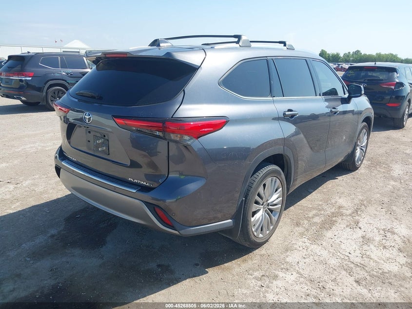 2020 Toyota Highlander VIN 5TDFZRAH9LS016899 IAAI salvage auction — HAIL, Original (Texas), sold $21,050 on 2026-07-22 (photo 4)