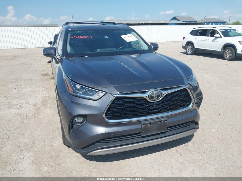 2020 Toyota Highlander VIN 5TDFZRAH9LS016899 IAAI salvage auction — HAIL, Original (Texas), sold $21,050 on 2026-07-22 (photo 6)