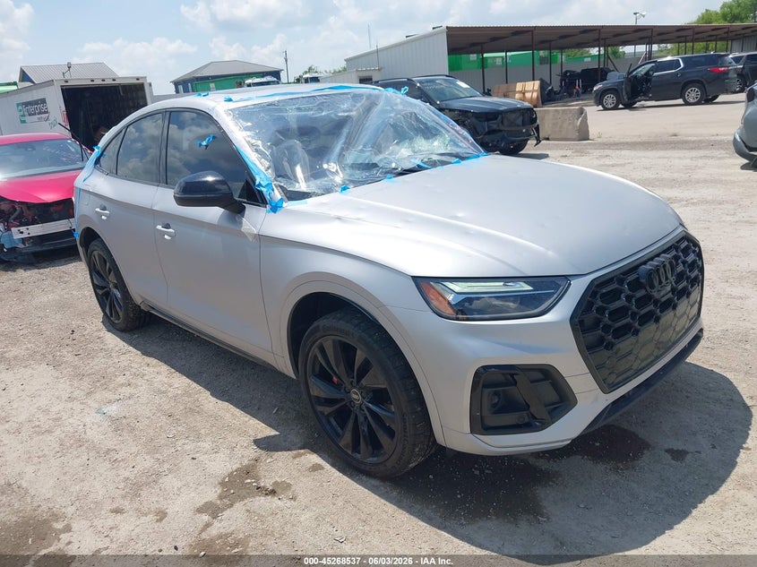 2024 Audi Sq5 sportback VIN WA124AFY6R2043785 IAAI salvage auction — HAIL, Original (Texas), sold $19,200 on 2026-07-29 (photo 1)