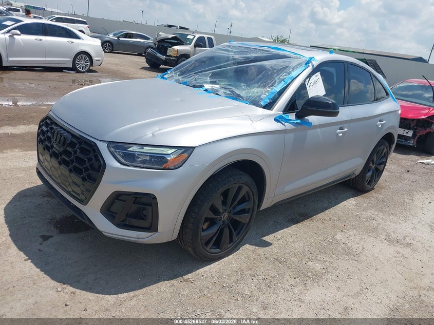 2024 Audi Sq5 sportback VIN WA124AFY6R2043785 IAAI salvage auction — HAIL, Original (Texas), sold $19,750 on 2026-07-29 (photo 2)
