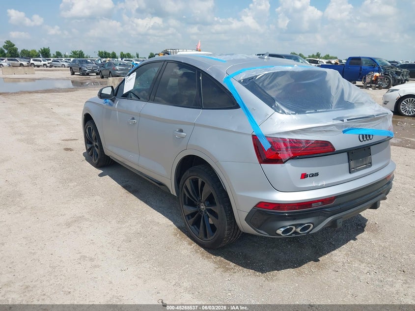 2024 Audi Sq5 sportback VIN WA124AFY6R2043785 IAAI salvage auction — HAIL, Original (Texas), sold $19,750 on 2026-07-29 (photo 3)