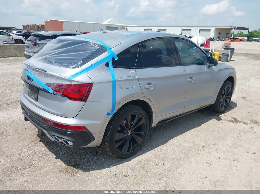 2024 Audi Sq5 sportback VIN WA124AFY6R2043785 IAAI salvage auction — HAIL, Original (Texas), sold $19,200 on 2026-07-29 (photo 4)