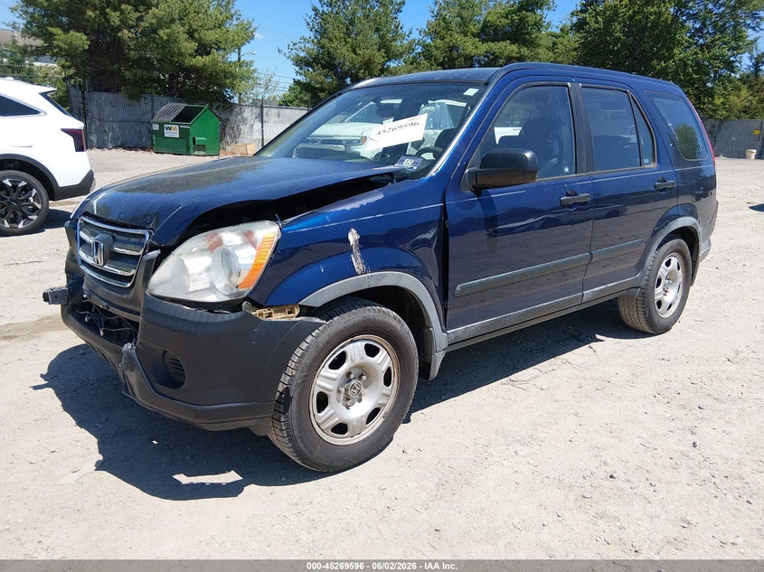 2005 Honda Cr-v VIN JHLRD68595C018147 IAAI salvage auction — FRONT END, Salvage (New Jersey), sold $400 on 2026-07-28 (photo 2)
