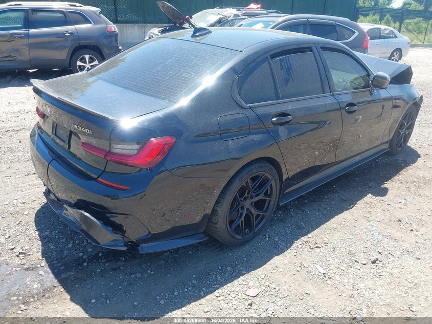 2020 BMW 3er VIN WBA5U9C04LFJ78714 IAAI salvage auction — FRONT & REAR, Salvage Title, sold $9,200 on 2026-08-11 (photo 4)