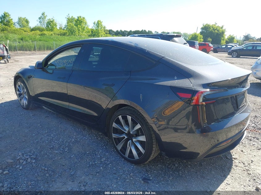 2025 Tesla Model 3 VIN 5YJ3E1EB5SF064926 IAAI salvage auction — UNDERCARRIAGE, Salvage Title, sold $17,600 on 2026-07-09 (photo 3)