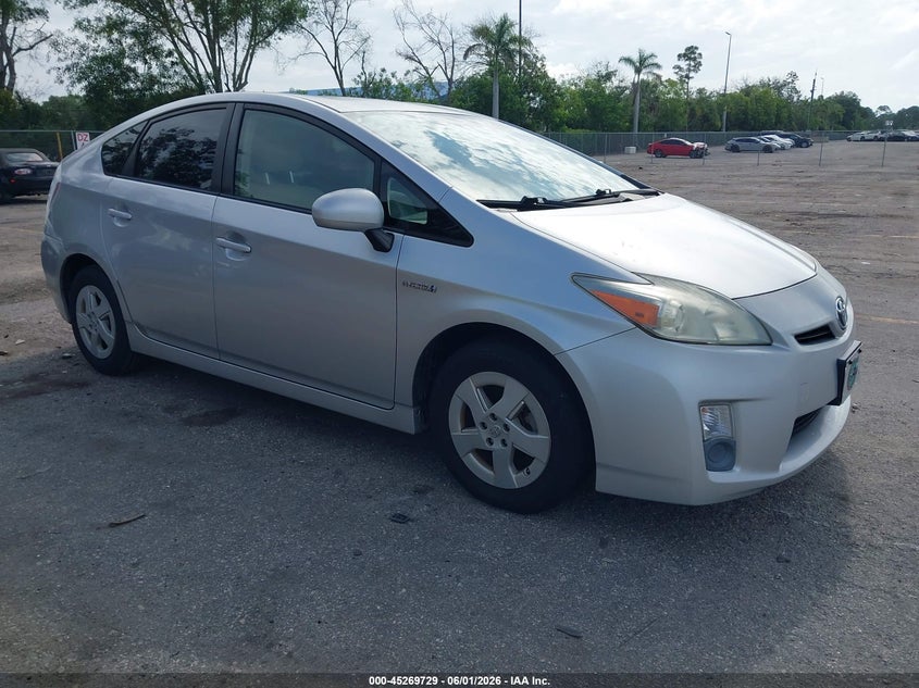 2011 Toyota Prius VIN JTDKN3DUXB5347141 IAAI salvage auction — NORMAL WEAR, Clear (Florida), sold $1,750 on 2026-07-06 (photo 1)