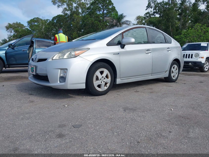 2011 Toyota Prius VIN JTDKN3DUXB5347141 IAAI salvage auction — NORMAL WEAR, Clear (Florida), sold $1,750 on 2026-07-06 (photo 2)