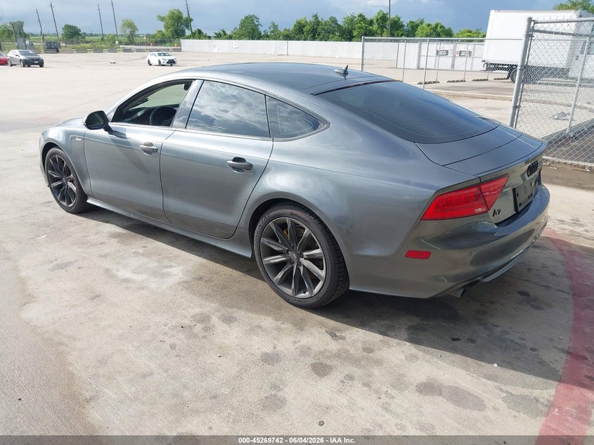 2015 Audi A7 VIN WAU2GBFCXFN003692 IAAI salvage auction — HAIL, Salvage Title, sold $2,100 on 2026-08-14 (photo 3)