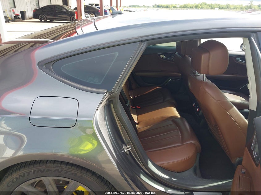 2015 Audi A7 VIN WAU2GBFCXFN003692 IAAI salvage auction — HAIL, Salvage Title, sold $2,100 on 2026-08-14 (photo 8)