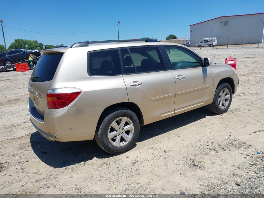2008 Toyota Highlander VIN JTEDS41A682027080 IAAI salvage auction — LEFT SIDE, Salvage (Georgia), sold $450 on 2026-07-09 (photo 4)