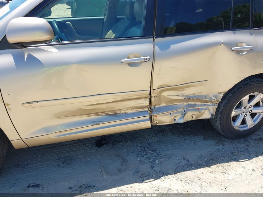 2008 Toyota Highlander VIN JTEDS41A682027080 IAAI salvage auction — LEFT SIDE, Salvage (Georgia), sold $450 on 2026-07-09 (photo 6)