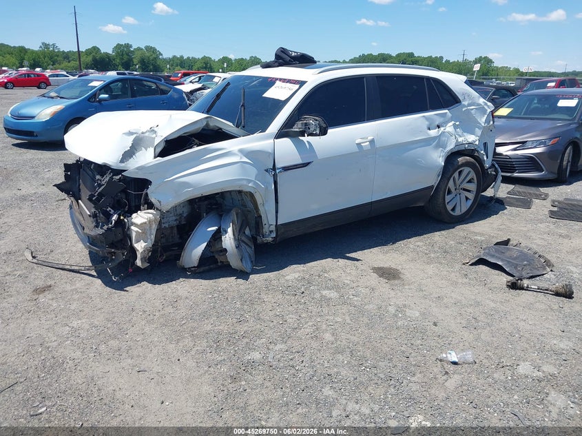 2020 Volkswagen Atlas cross sport VIN 1V26E2CA4LC211778 IAAI salvage auction — FRONT END, Salvage - Greater Than 75% (Maryland), sold $1,400 on 2026-08-01 (photo 2)