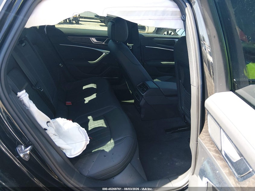 2023 Audi A6 VIN WAUL2BF28PN012838 IAAI salvage auction — RIGHT SIDE, Salvage Title, sold $9,700 on 2026-07-29 (photo 8)