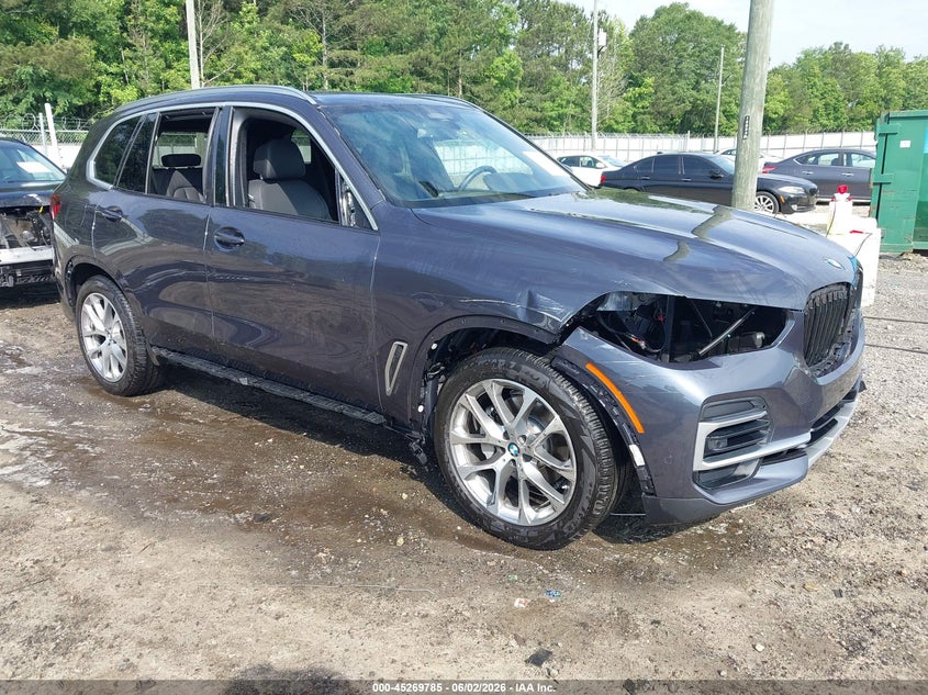 2022 BMW X5 VIN 5UXCR4C03N9M04689 IAAI salvage auction — RIGHT FRONT, Salvage Title, sold $16,800 on 2026-07-09 (photo 1)