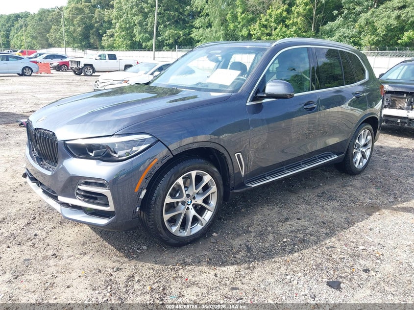 2022 BMW X5 VIN 5UXCR4C03N9M04689 IAAI salvage auction — RIGHT FRONT, Salvage Title, sold $16,800 on 2026-07-09 (photo 2)