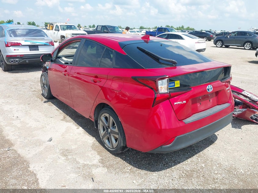 2019 Toyota Prius VIN JTDKARFU8K3088320 IAAI salvage auction — FRONT END, Salvage Title, sold $5,500 on 2026-07-11 (photo 3)