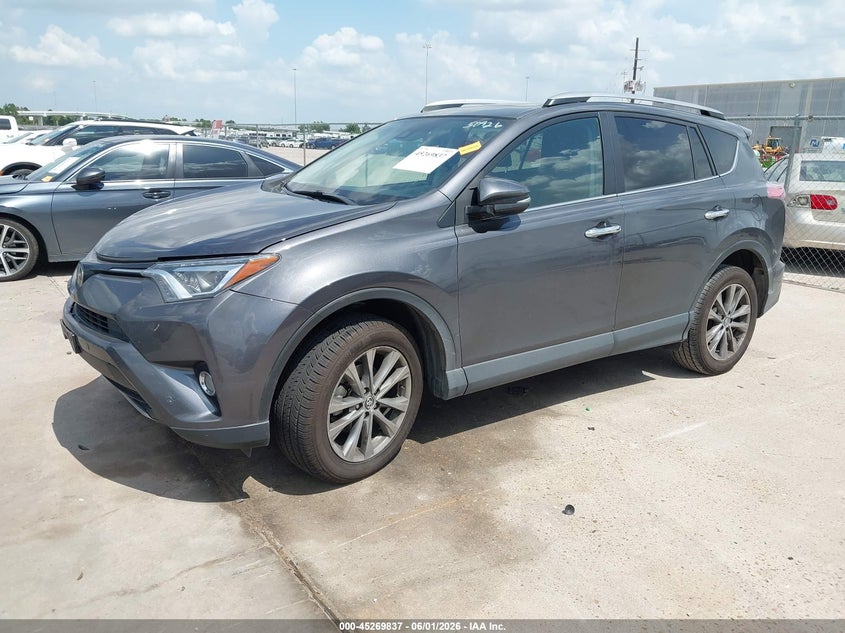 2017 Toyota Rav 4 VIN 2T3YFREV7HW329005 IAAI salvage auction — RIGHT FRONT, Salvage Title, sold $5,300 on 2026-07-30 (photo 2)