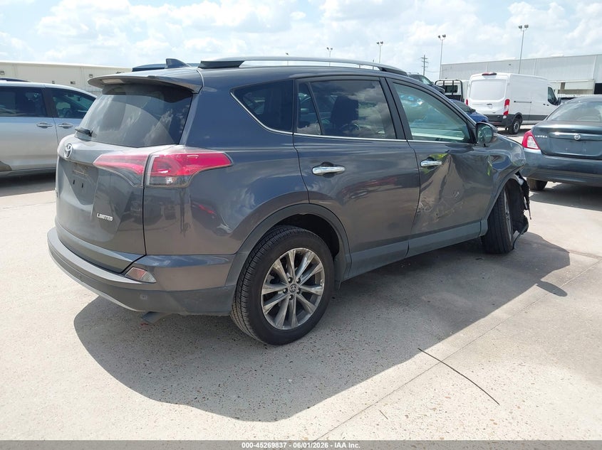 2017 Toyota Rav 4 VIN 2T3YFREV7HW329005 IAAI salvage auction — RIGHT FRONT, Salvage Title, sold $5,300 on 2026-07-30 (photo 4)