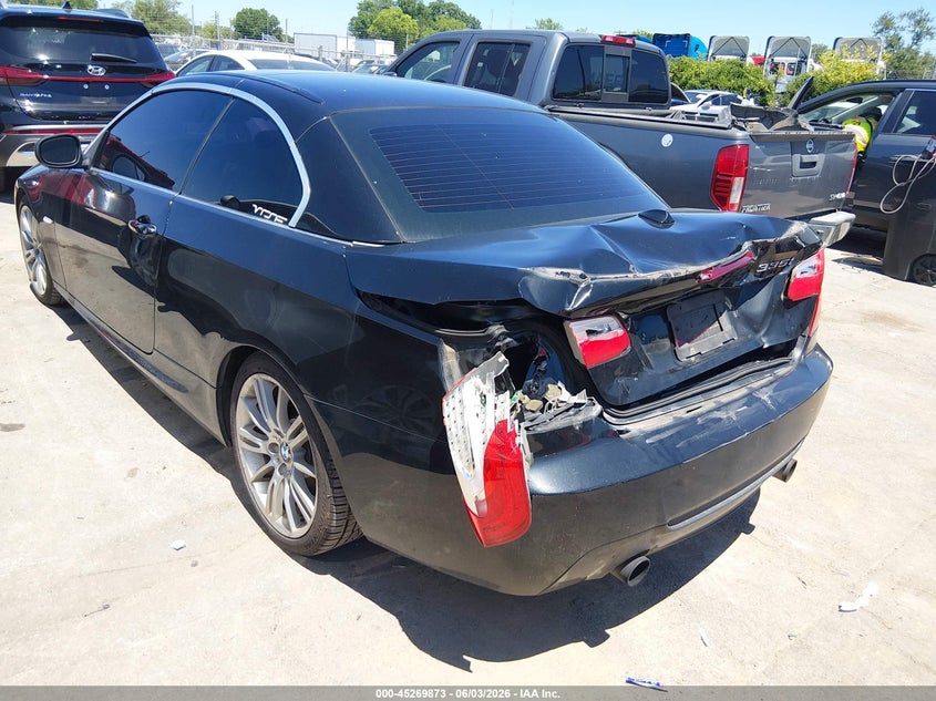 2011 BMW 3er VIN WBADX7C52BE579640 IAAI salvage auction — REAR END, Salvage (North Carolina), sold $1,500 on 2026-07-31 (photo 3)