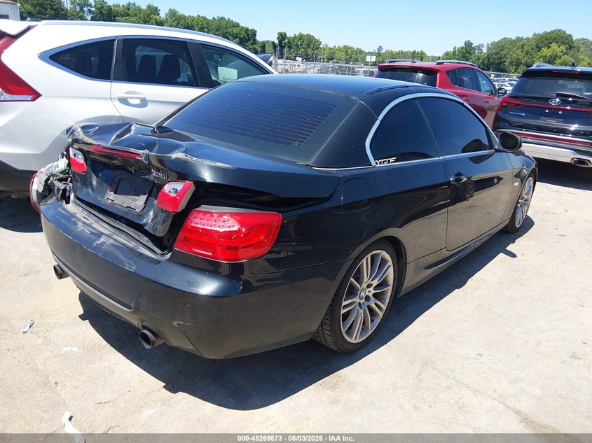 2011 BMW 3er VIN WBADX7C52BE579640 IAAI salvage auction — REAR END, Salvage (North Carolina), sold $1,500 on 2026-07-31 (photo 4)