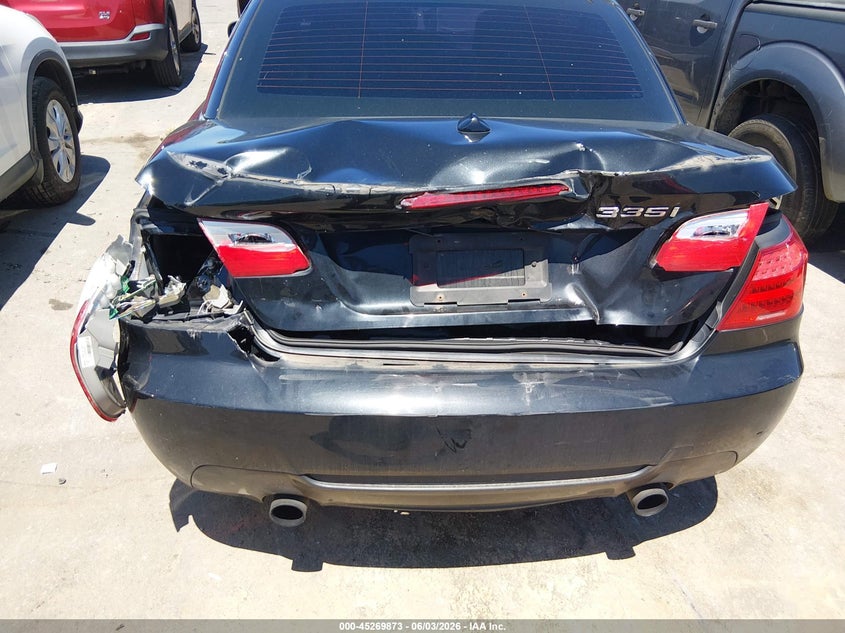 2011 BMW 3er VIN WBADX7C52BE579640 IAAI salvage auction — REAR END, Salvage (North Carolina), sold $1,500 on 2026-07-31 (photo 6)