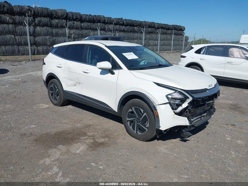 2023 Kia Sportage VIN KNDPUCAG2P7074036 IAAI salvage auction — FRONT END, Salvage Title, sold $6,300 on 2026-07-24 (photo 1)