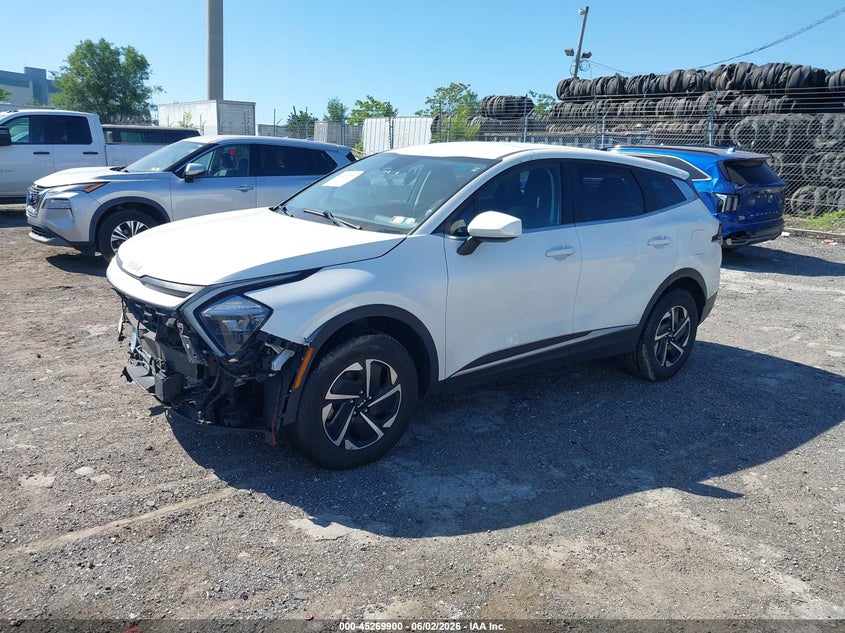2023 Kia Sportage VIN KNDPUCAG2P7074036 IAAI salvage auction — FRONT END, Salvage Title, sold $6,300 on 2026-07-24 (photo 2)