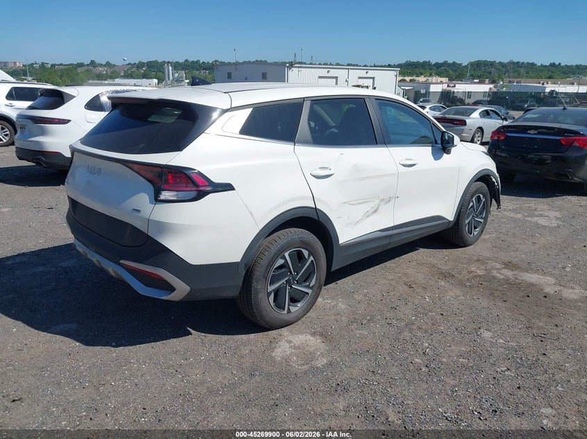 2023 Kia Sportage VIN KNDPUCAG2P7074036 IAAI salvage auction — FRONT END, Salvage Title, sold $6,300 on 2026-07-24 (photo 4)
