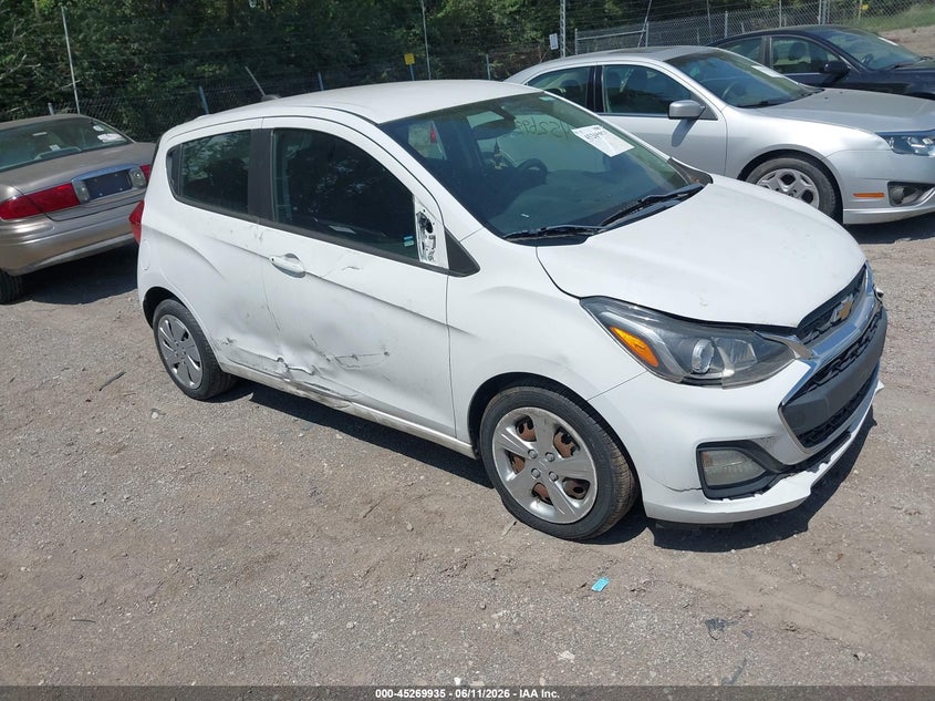 2020 Chevrolet Spark VIN KL8CB6SA2LC477086 IAAI salvage auction — NORMAL WEAR, Clear (Indiana), sold $1,850 on 2026-07-29 (photo 1)