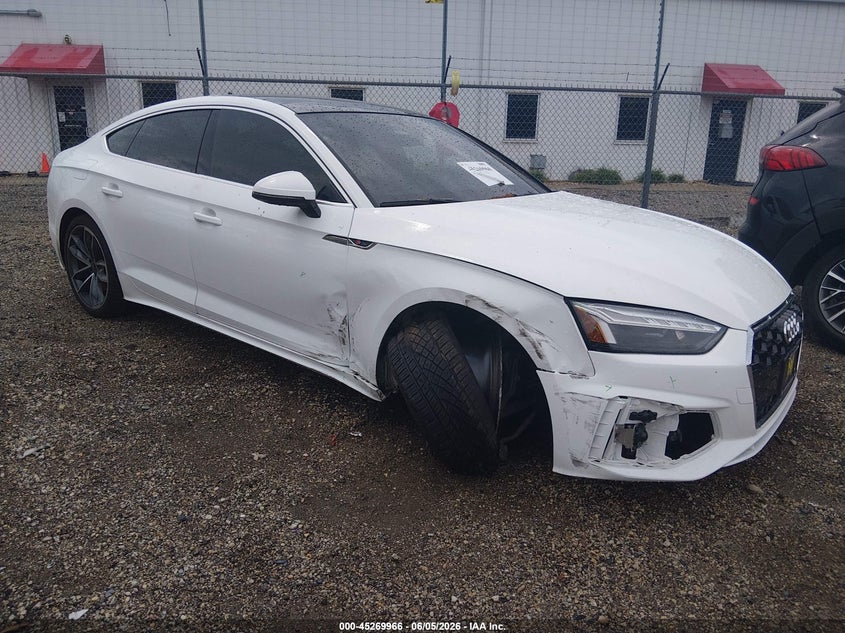 2023 Audi A5 VIN WAUFACF51PA043856 — IAAI salvage auction photo