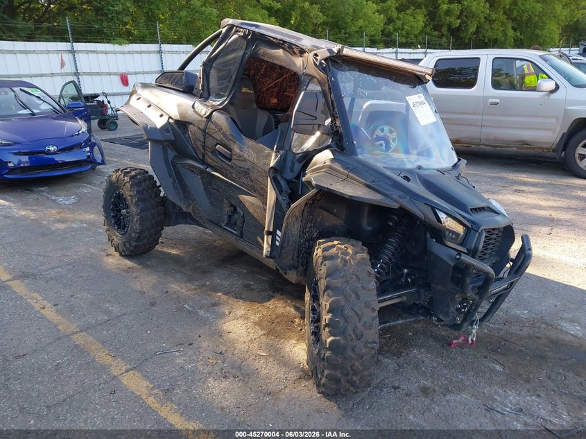 2025 Kawasaki Teryx VIN JKARFCE16SB501100 IAAI salvage auction — FRONT END, Salvage Title, sold $5,350 on 2026-07-21 (photo 1)