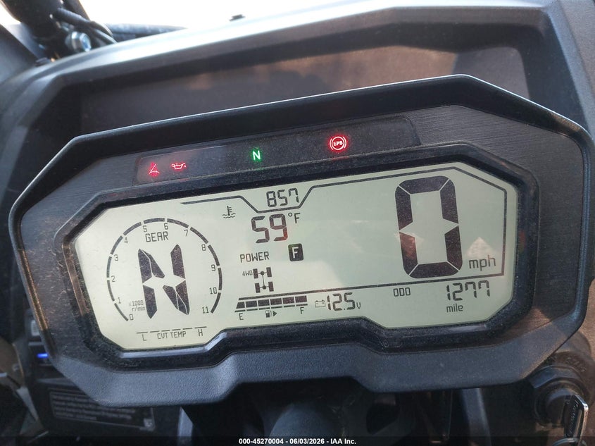2025 Kawasaki Teryx VIN JKARFCE16SB501100 IAAI salvage auction — FRONT END, Salvage Title, sold $5,350 on 2026-07-21 (photo 7)