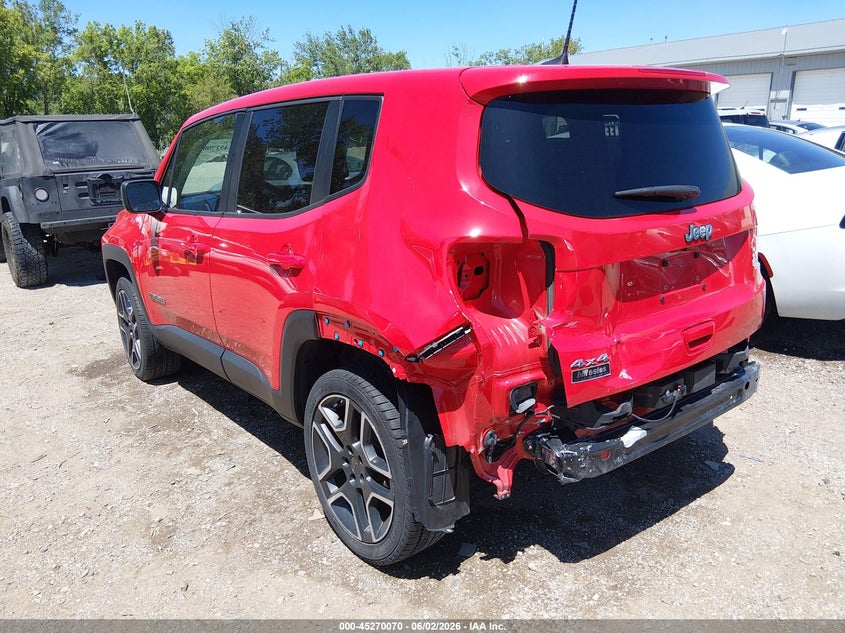 2021 Jeep Renegade VIN ZACNJDAB5MPM53263 IAAI salvage auction — REAR END, Salvage Title, sold $4,550 on 2026-07-29 (photo 3)
