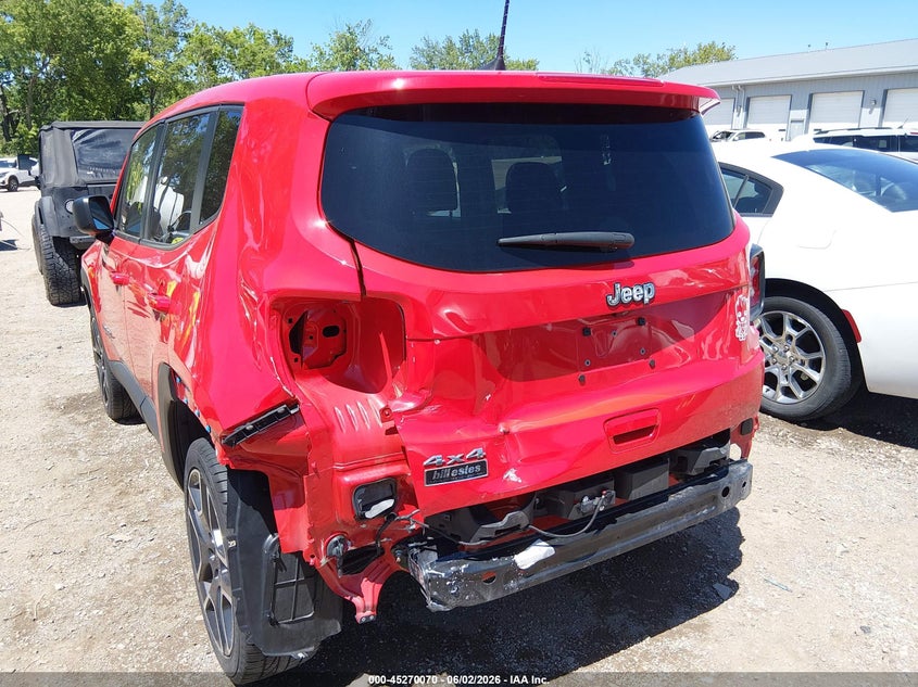 2021 Jeep Renegade VIN ZACNJDAB5MPM53263 IAAI salvage auction — REAR END, Salvage Title, sold $4,550 on 2026-07-29 (photo 6)