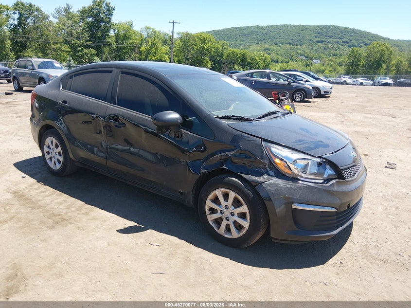 2017 Kia Rio VIN KNADM4A35H6105242 IAAI salvage auction — RIGHT SIDE, Salvage (New Jersey), sold $25 on 2026-07-31 (photo 1)