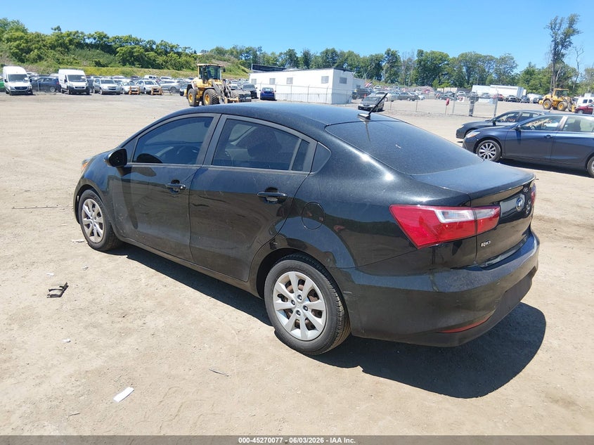 2017 Kia Rio VIN KNADM4A35H6105242 IAAI salvage auction — RIGHT SIDE, Salvage (New Jersey), sold $25 on 2026-07-31 (photo 3)